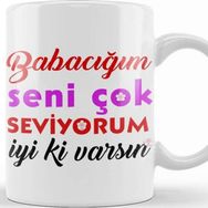 Baskı Dükkanı Babalar Günü Babaya Hediye 03 Kupa