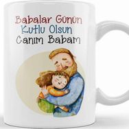 Baskı Dükkanı Babalar Günü Babaya Hediye 09 Kupa