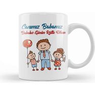 Baskı Dükkanı Babalar Günü Babaya Hediye 0930 Kupa
