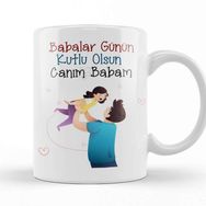 Baskı Dükkanı Babalar Günü Babaya Hediye 12023 Kupa Bardak