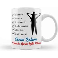 Baskı Dükkanı Babalar Günü Babaya Hediye 31 Kupa