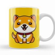 Baskı Dükkanı Baby Doge Coin Dogecoın Crypto To the Moon Kupa Bardak P