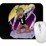 Baskı Dükkanı Baby Groot Dabbing Panther Jersey Mouse Pad