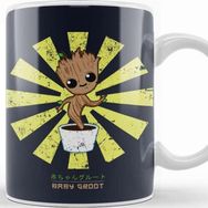 Baskı Dükkanı Baby Groot Retro Japanese Guardians of the Galaxy Kupa