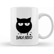 Baskı Dükkanı Baka Neko Anime Manga Cat Kedi Kupa Bardak