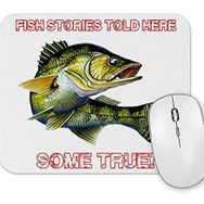 Baskı Dükkanı Balıkçı Balık 3 Mouse Pad