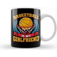 Baskı Dükkanı Basketball is My Girlfriend Funny Ball Players Kupa