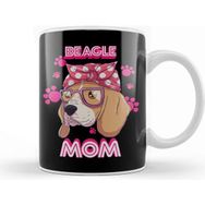 Baskı Dükkanı Beagle Mom Proud Owner Kupa