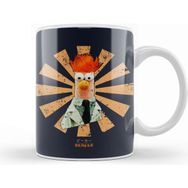 Baskı Dükkanı Beaker Retro Japanese Muppets Kupa