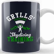 Baskı Dükkanı Bear Grylls Adventurer Skydiving Training Kupa