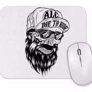 Baskı Dükkanı Beard Skull Mouse Pad