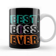 Baskı Dükkanı Best Boss Ever Kupa