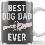 Baskı Dükkanı Best Dog Dad Ever 014 Kupa