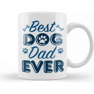 Baskı Dükkanı Best Dog Dad Ever 06 Kupa