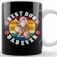 Baskı Dükkanı Best Dog Dad Ever Funny Best Dog Dad Ever Kupa Bardak P