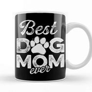 Baskı Dükkanı Best Dog Mom Ever 02 Kupa Bardak