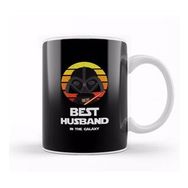 Baskı Dükkanı Best Husband In The Galaxy Husband Star Wars Porselen Kupa
