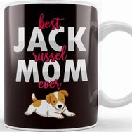 Baskı Dükkanı Best Jack Russel Terrier Mom Ever Dogs Owner Lover Kupa