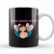 Baskı Dükkanı Best Mom Ever Anneler Günü 05 Kupa