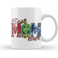 Baskı Dükkanı Best Mom Ever Gifts Anneler Günü Kupa