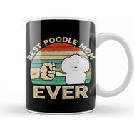Baskı Dükkanı Best Poodle Mom Ever Gifts Kupa Bardak
