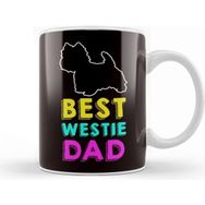 Baskı Dükkanı Best Wesite Dad West Highland Terrier Father Dog Breed Owner Kupa