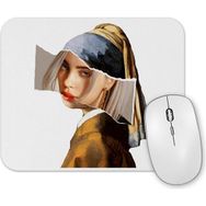 Baskı Dükkanı Billie Eilish İnci Küpeli Kız Mouse Pad