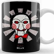 Baskı Dükkanı Billy The Puppet Retro Japanese Saw Kupa
