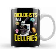 Baskı Dükkanı Biologists Take Cellfies Microscope Selfies Pun Kupa