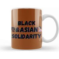 Baskı Dükkanı Black Asian Solidarity Black History Month Blm Black Lives Matter Kupa