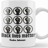 Baskı Dükkanı Black Lives Matter Sasha Johnson Kupa