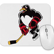 Baskı Dükkanı Black Pittsburgh Penguins Mouse Pad