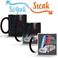 Baskı Dükkanı Bmw M3 E30 Dtm Sihirli Porselen Kupa
