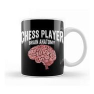 Baskı Dükkanı Brain Anatomy of a Chess Player 01 Kupa Bardak