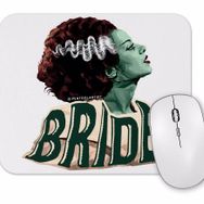 Baskı Dükkanı Bride of Frankenstein the Blushing Bride Mouse Pad