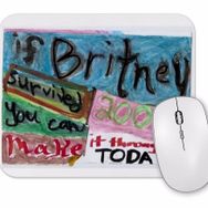 Baskı Dükkanı Britney Survived 2007 Mouse Pad