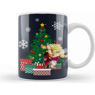 Baskı Dükkanı Broly Around the Christmas Tree Dragonball Z Kupa