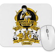 Baskı Dükkanı Bruce Lee E Padawans Mouse Pad
