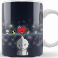 Baskı Dükkanı Bt21 Army Bts Porselen Kupa