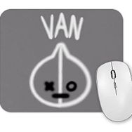 Baskı Dükkanı BT21 Glowing Van Bts Mouse Pad