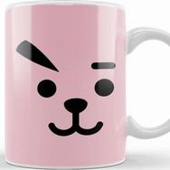 Baskı Dükkanı Bts Army Kpop Gift Bts BT21 Cooky Eyes Bangtan Kupa