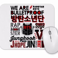 Baskı Dükkanı Bts Collage Mouse Pad