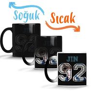 Baskı Dükkanı Bts Jin 009 Sihirli Porselen Kupa