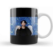 Baskı Dükkanı Bts Kookie Van Gogh Starry Night Angel Bts Army Kpop Kupa