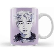 Baskı Dükkanı Bts Seokjin Bts Paint Blot Kupa
