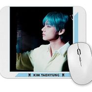 Baskı Dükkanı Bts V Lights Oil Paint Mouse Pad