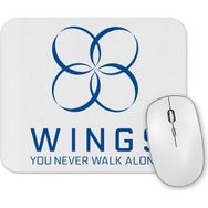 Baskı Dükkanı Bts Wings Mouse Pad