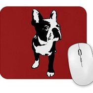 Baskı Dükkanı Bullfrances Pug Köpek Mouse Pad