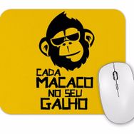 Baskı Dükkanı Cada Macaco No Seu Galho Mouse Pad