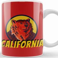 Baskı Dükkanı California Bear Love Kupa